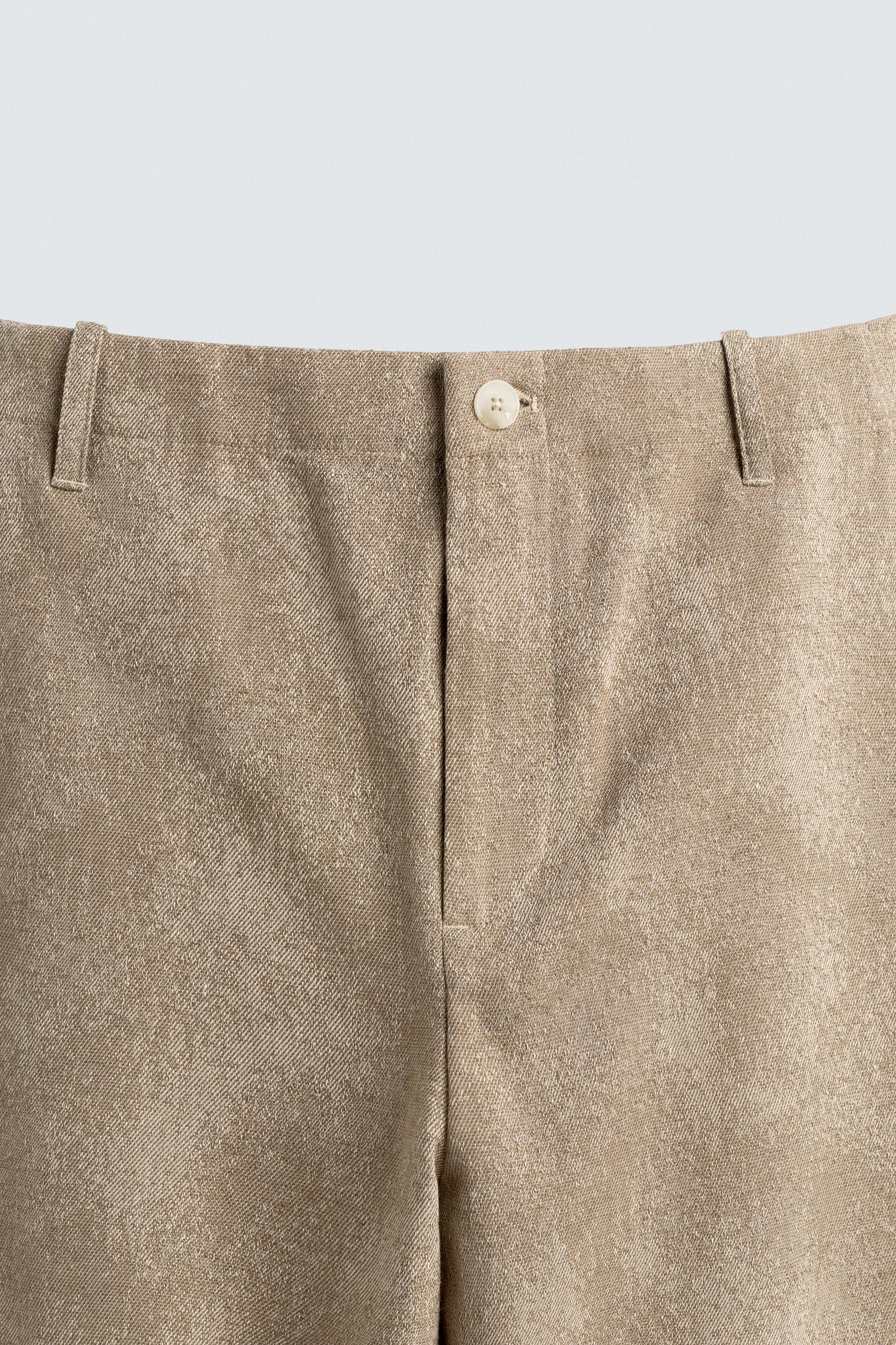 JACQUARD RELAXED FIT CHINO PANTS